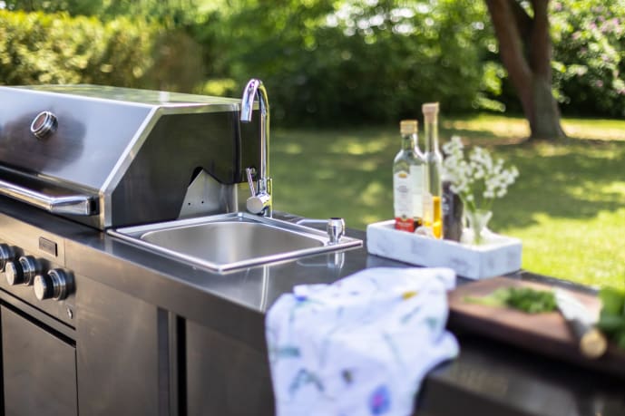 Black Collection - Modul mit Spülbecken und Aufbewahrungsschrank - Bild 4