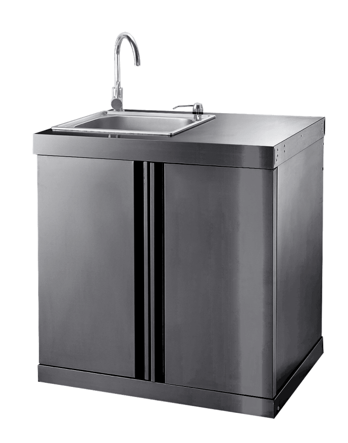 Black Collection - Modul mit Spülbecken und Aufbewahrungsschrank - Bild 7