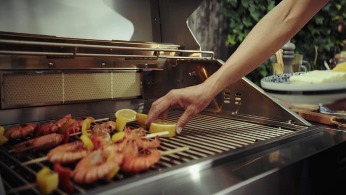 Black Collection - Freistehender Gas- und Holzkohlegrill - Bild 6