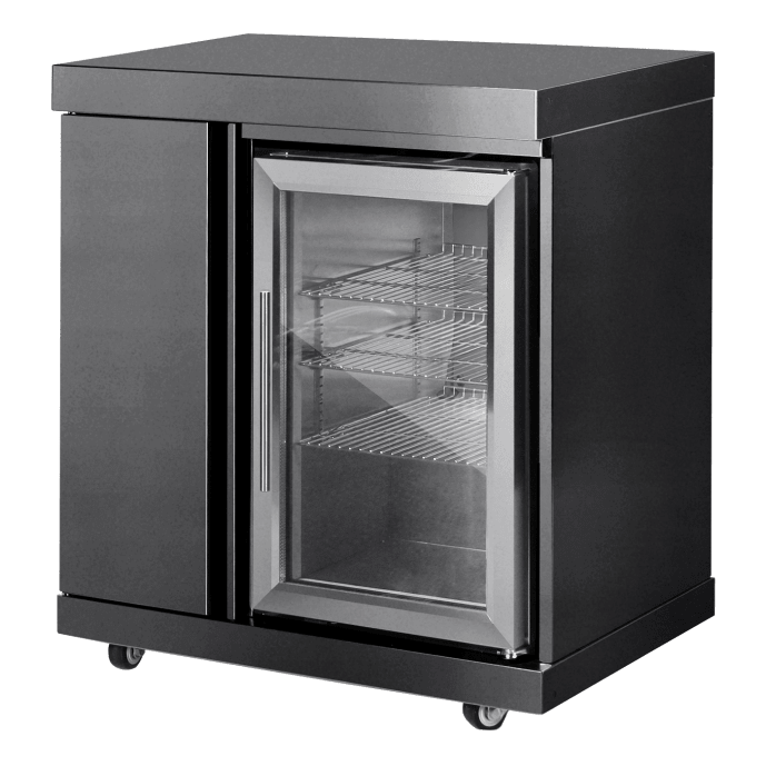 Black Collection - Modul mit Kühlschrank und Aufbewahrungsschrank - Bild 2