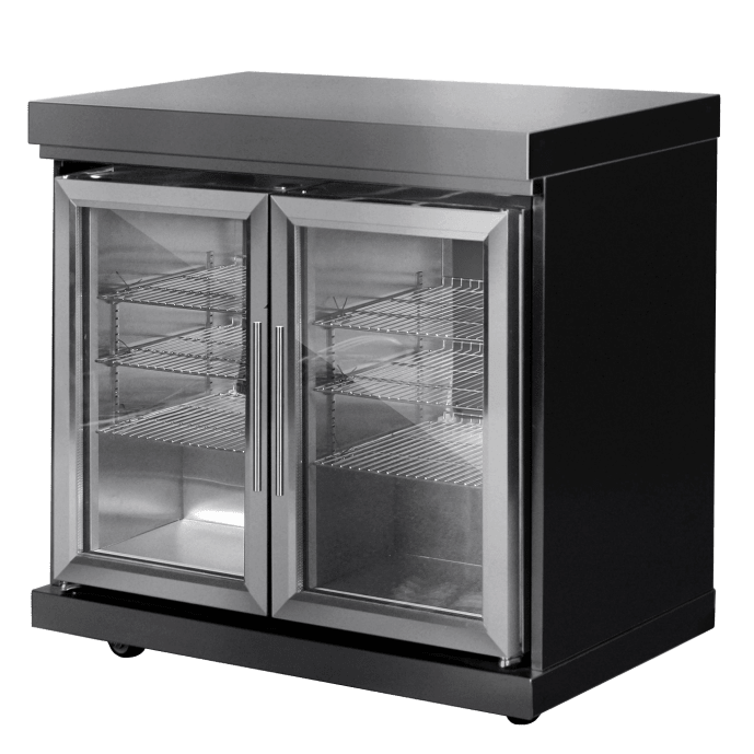 Black Collection - Modul Kühlschrank mit Doppeltüren - Bild 2