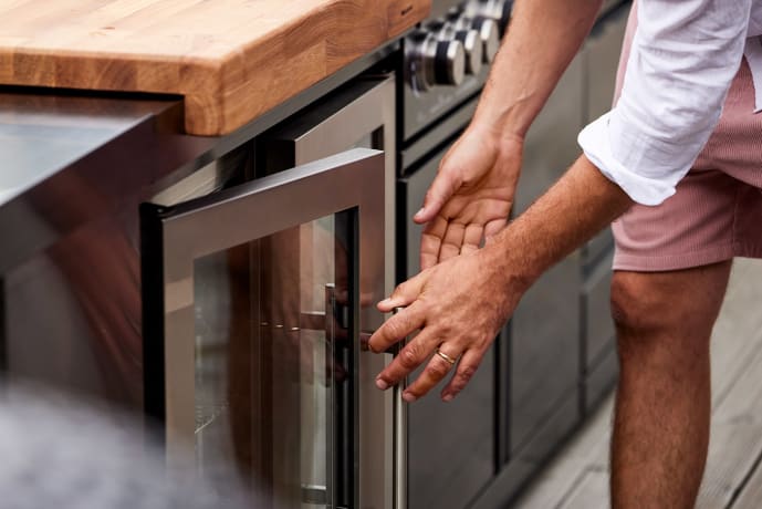 Black Collection - Modul Kühlschrank mit Doppeltüren - Bild 3