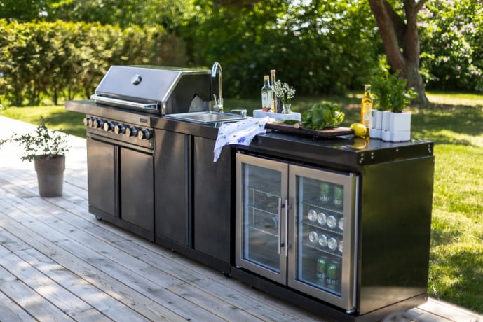 Black Collection - Modul Kühlschrank mit Doppeltüren - Bild 4