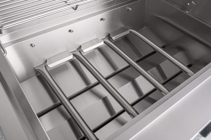 Pure - Freistehender Gasgrill mit 4 Brennern und Infrarot-Seitenbrenner - Edelstahl - Bild 6