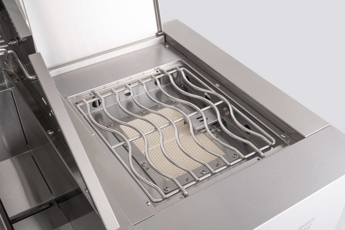 Pure - Freistehender Gasgrill mit 4 Brennern und Infrarot-Seitenbrenner - Edelstahl - Bild 7