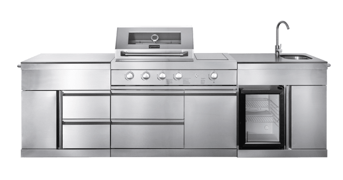 Pure - Freistehende Outdoorküche - Plus (Edelstahl) - Bild 1