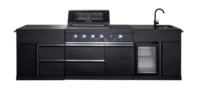Pure - Freistehende Outdoorküche - Plus (Schwarz) - Bild 1