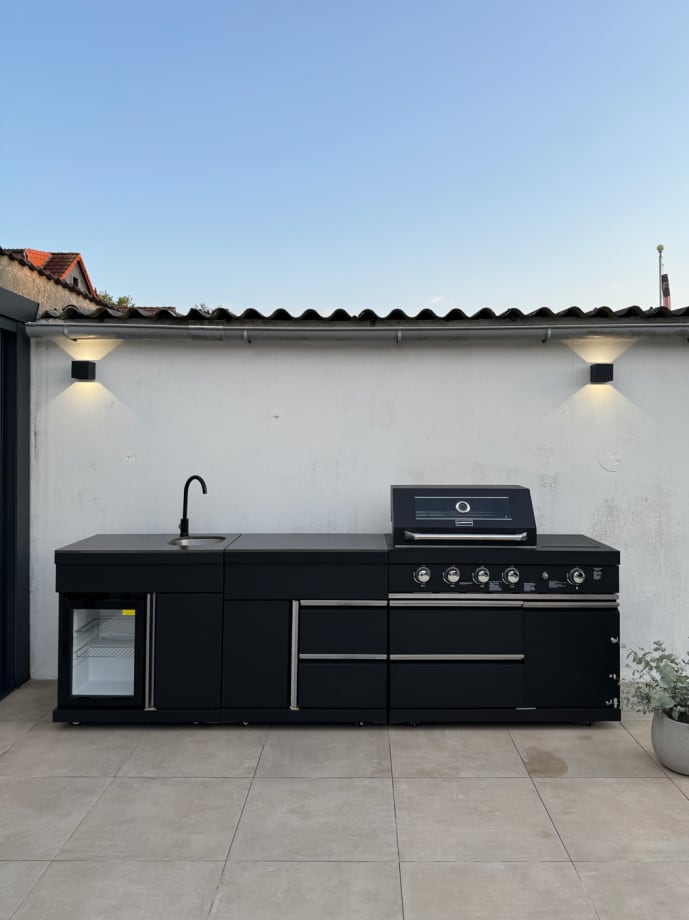 Pure - Freistehende Outdoorküche - Plus (Schwarz) - Bild 5