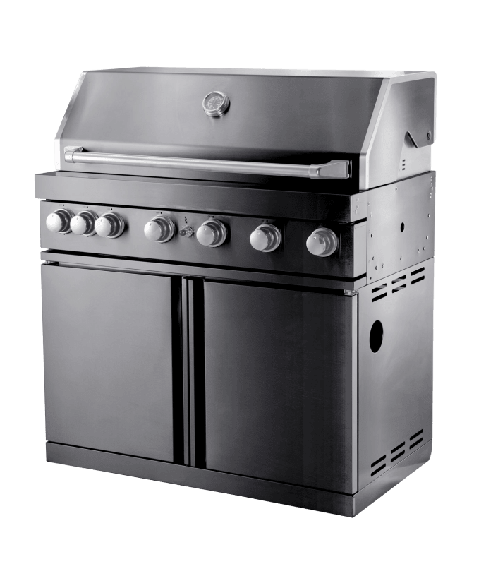 Black Collection - Freistehender Gasgrill mit 6 Brennern und Infrarotbrenner - Inkl. Zubehörpaket - Bild 5