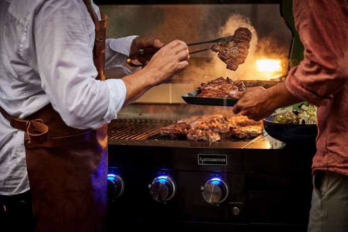 Black Collection - Freistehender Gasgrill mit 6 Brennern und Infrarotbrenner - Inkl. Zubehörpaket - Bild 8