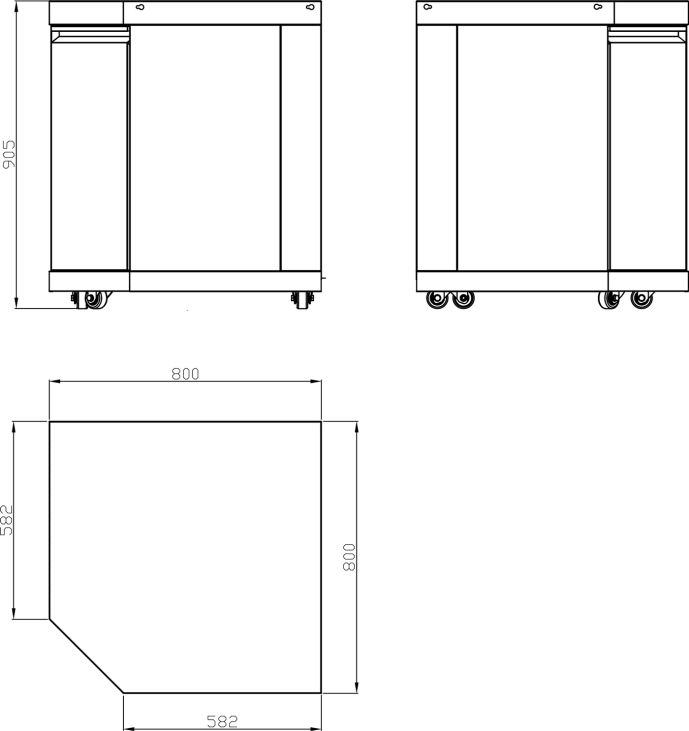 Black Collection - Eckmodul 90° - Large - Bild 5