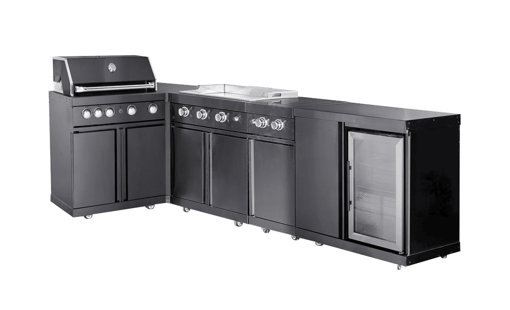 Freistehende Outdoorküche - Sacramento - Black