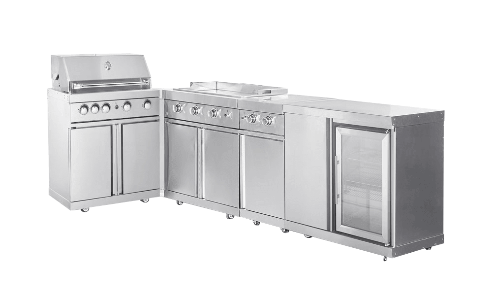 Freistehende Outdoorküche - Sacramento - Stainless
