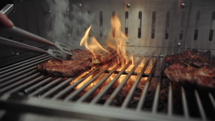 Black Collection - Freistehender Gas- und Holzkohlegrill - Bild 4
