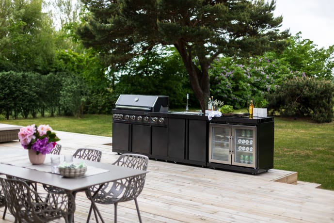 Black Collection - Freistehender Gasgrill mit 6 Brennern und Infrarotbrenner - Bild 7