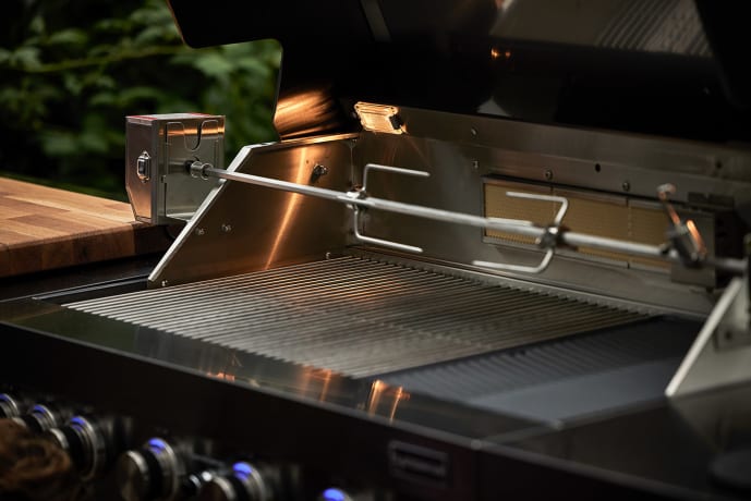 Black Collection - Freistehender Gasgrill mit 6 Brennern und Infrarotbrenner - Bild 9