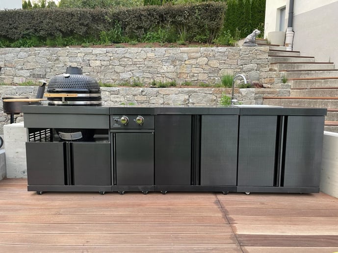 Black Collection - Modul mit Schrank - Bild 5
