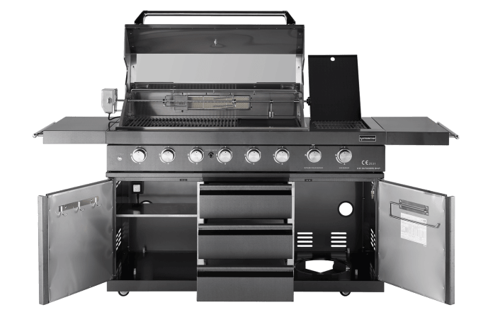 Black Collection - Freistehender Gasgrill mit 6 Brennern und PowerSear Zone (Infrarot) - Bild 4