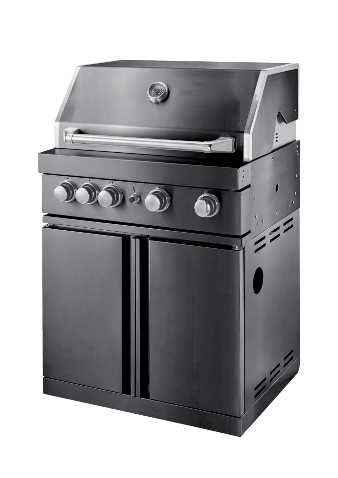 Black Collection - Freistehender Gasgrill mit 4 Brennern und Infrarotbrenner - Inkl. Zubehörpaket - Bild 5