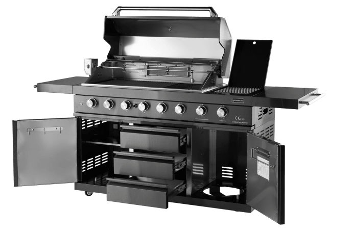 Black Collection - Freistehender Gasgrill mit 6 Brennern und PowerSear Zone (Infrarot) - Inkl. Zubehörpaket - Bild 11