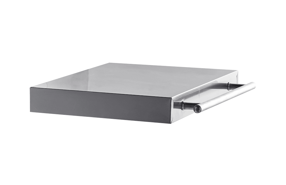 Abnehmbarer Seitentisch mit Griff - Stainless